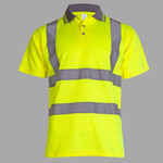 Hi Vis Short Sleeve Polo Shirt