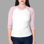 4353 Baby Rib 3/4 Sleeve Raglan