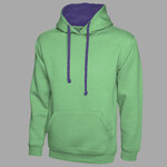 Contrast Hooded Sweatshirt