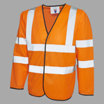Long Sleeve Hi Vis Safety Waistcoat
