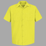 Men's Tall Enhanced Visibility Short Sleeve Work Shirt