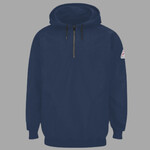 Men's Flame Resistant Quarter-Zip Hooded Sweatshirt
