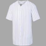 Pinstripe Full-Button Jersey