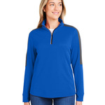 Ladies' Market Snag Protect Mesh Colorblock Quarter-Zip