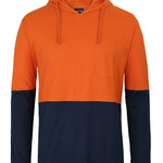 JB's  HV L/S COTTON TEE WITH HOOD