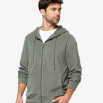 Native Spirit Terry Towel Full Zip Hooded Sweatshirt