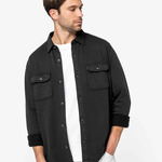 Native Spirit Faded Brushed Fleece Overshirt