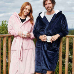 Brand Lab Unisex Hooded Cuffed Robe