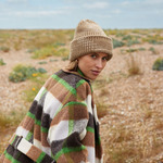 Chunky Knitted Patch Beanie