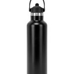 TriDri® Vacuum sports water bottle with flip-up straw