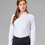Brook Taverner Ladies Albany Long Sleeve Classic Oxford Shirt