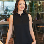 Henbury Ladies Sleeveless Coolplus® Polo Shirt