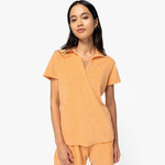 Native Spirit Ladies Terry Towel Polo Shirt