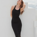 SF Clothing Ladies Racer Back Midi Dress