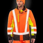 3-layer Printable 3-Tone Safety Softshell
