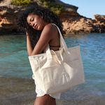 Double Handle Cargo Pocket Tote