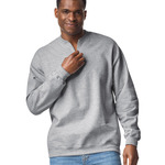 Softstyle™ midweight adult fleece 1/4-zip sweatshirt
