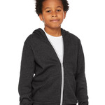 Youth Sponge Fleece Full-Zip Hoodie Sweatshirt