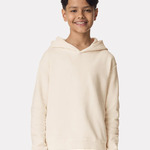 Youth Garment-Dyed Lightweight Fleece Hooded Sweatshirt