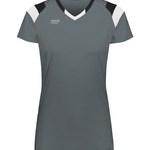 Girls TruHit Tri-Color Short Sleeve Jersey