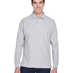 Men's Pima Piqué Long Sleeve Polo
