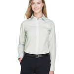 Women's Crown Collection® Micro Tattersall Woven Dress Shirt