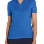 CALLAWAY ALL-OVER STITCHED CHEV LADIES’ POLO