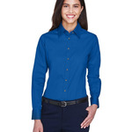 Women's Easy Blend™ Long Sleeve Twill Dress Shirt with Stain-Release