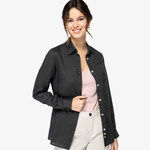 Spasso Ladies Long Sleeve Linen Shirt