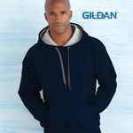 Heavy Blend Adult Contrast Hooded Sweatshirt