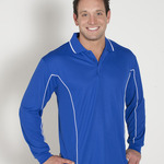 PODIUM L/S PIPING POLO