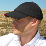 Low Profile Heavy Brushed Cotton Cap with Sandwich Peak