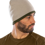 Soft Feel Cuffless Reversible Beanie