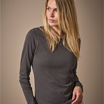 Ladies' Long Sleeve Interlock Tee