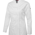 JB's LADIES L/S CHEF'S JACKET