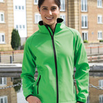 Ladies' Printable Softshell Jacket with Recycled Inner Fleece