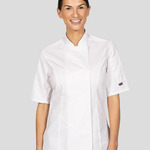 Ladies' Short Sleeve Fitted Chef's Jacket