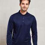 Long sleeve Coolchecker® piqué polo