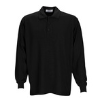 Long Sleeve Soft-Blend Pique Polo