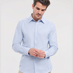 Russell Athletic Collection Long Sleeve Tailored Oxford Shirt