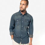 Kariban Long Sleeve Denim Shirt