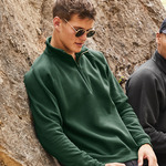 Fruit of the Loom Premium Zip Neck Sweatshirt