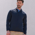 Henbury Zip Neck Wicking Top