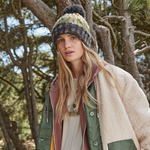 Corkscrew Pom Pom Beanie