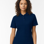 Softstyle® Ladies' Double Pique Polo