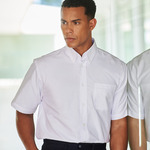 Henbury Short Sleeve Classic Oxford Shirt