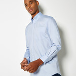 Kustom Kit Premium Long Sleeve Classic Fit Oxford Shirt