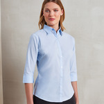 Premier Ladies 3/4 Sleeve Poplin Blouse