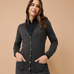 Henbury Ladies Cotton Acrylic V Neck Cardigan