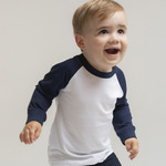Larkwood Baby/Toddler Long Sleeve Baseball T-Shirt